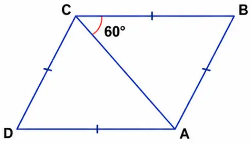 Class 8 Maths rhombus question 6