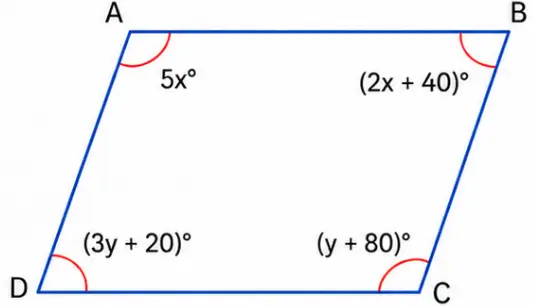 Class 8 Maths parallelogram question 1