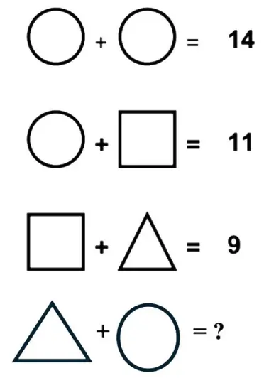 Class 8 Computational Thinking Shape Value Puzzle