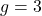 g=3