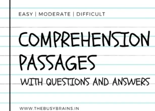 Comprehension Passage