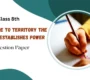 From Trade to Territory The Company Establishes Power Paper 90x80