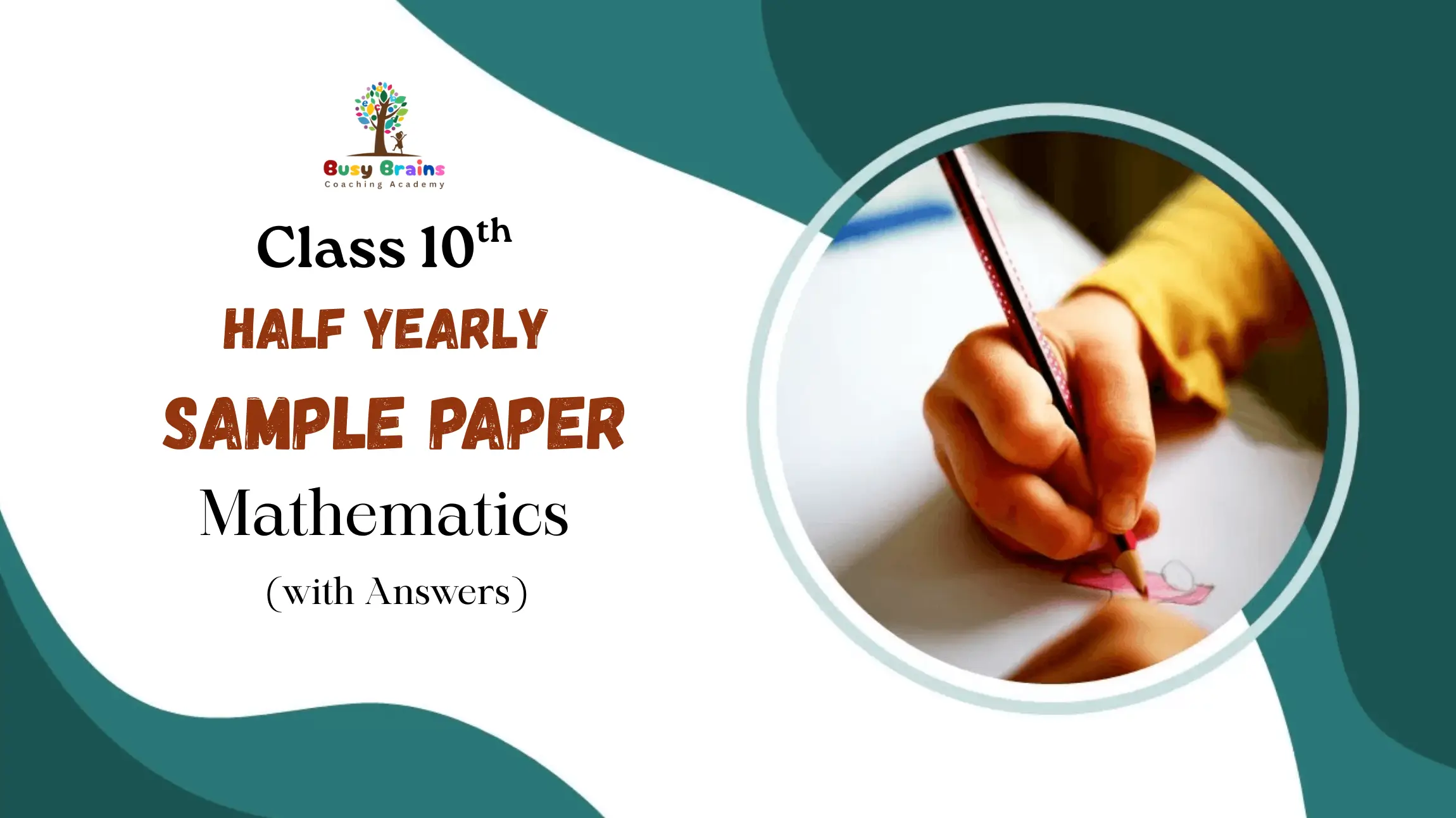 Class 10 Maths Half Yearly Question Paper