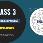 Comprehension for Class 3
