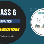 Mensuration Quick Revision Notes