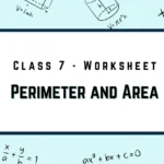 Perimeter and Area Worksheet