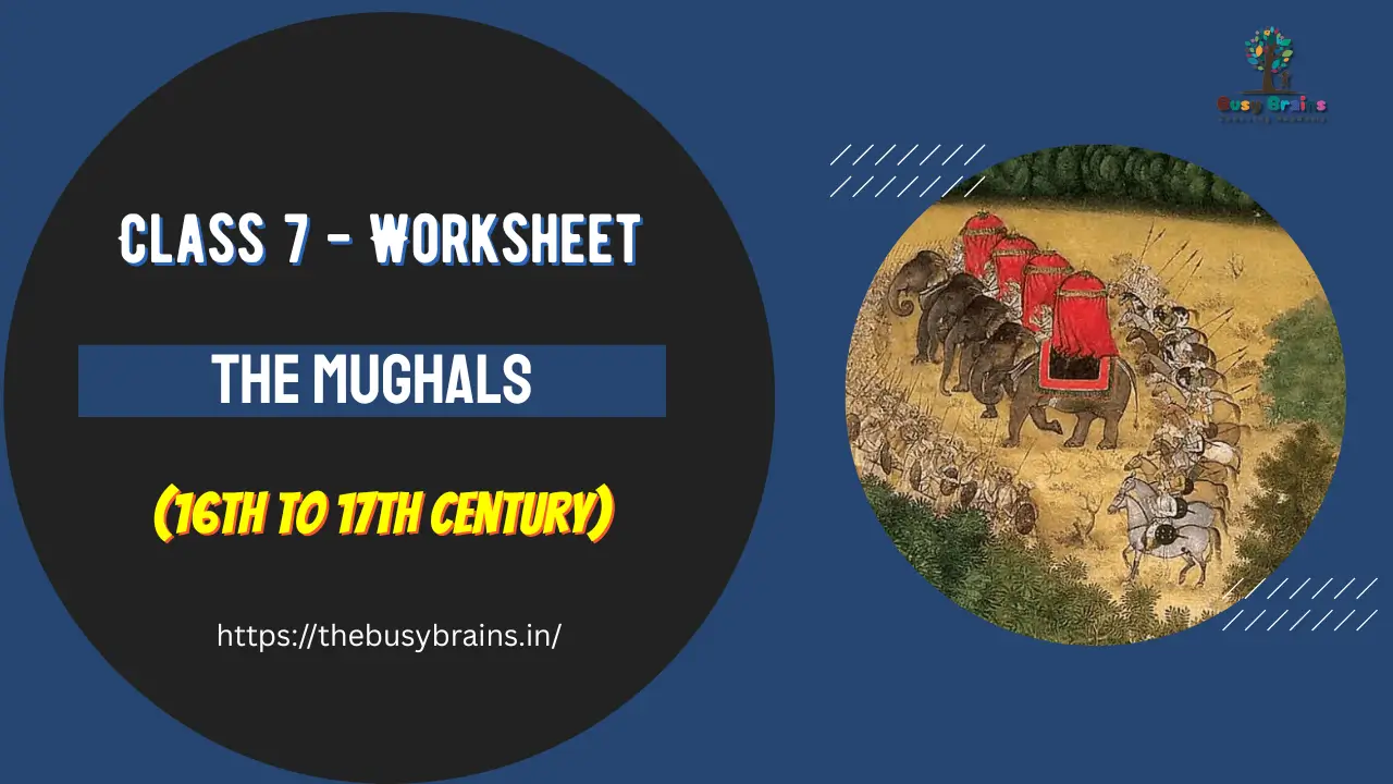 The Mughals Worksheet