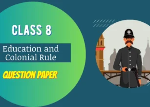 Education and Colonial Rule MCQ