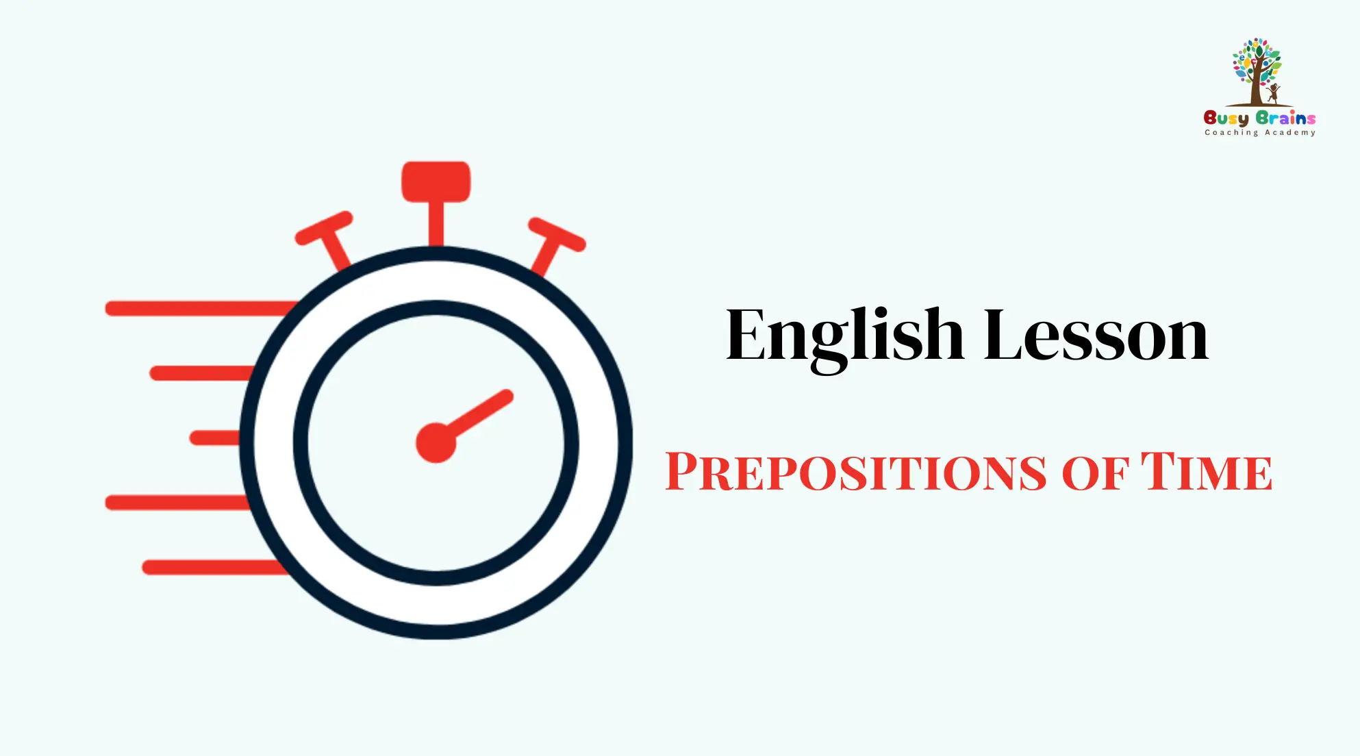 Prepositions of Time