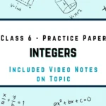 Class-6-Integers
