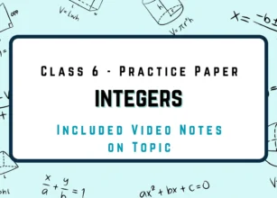 Class-6-Integers