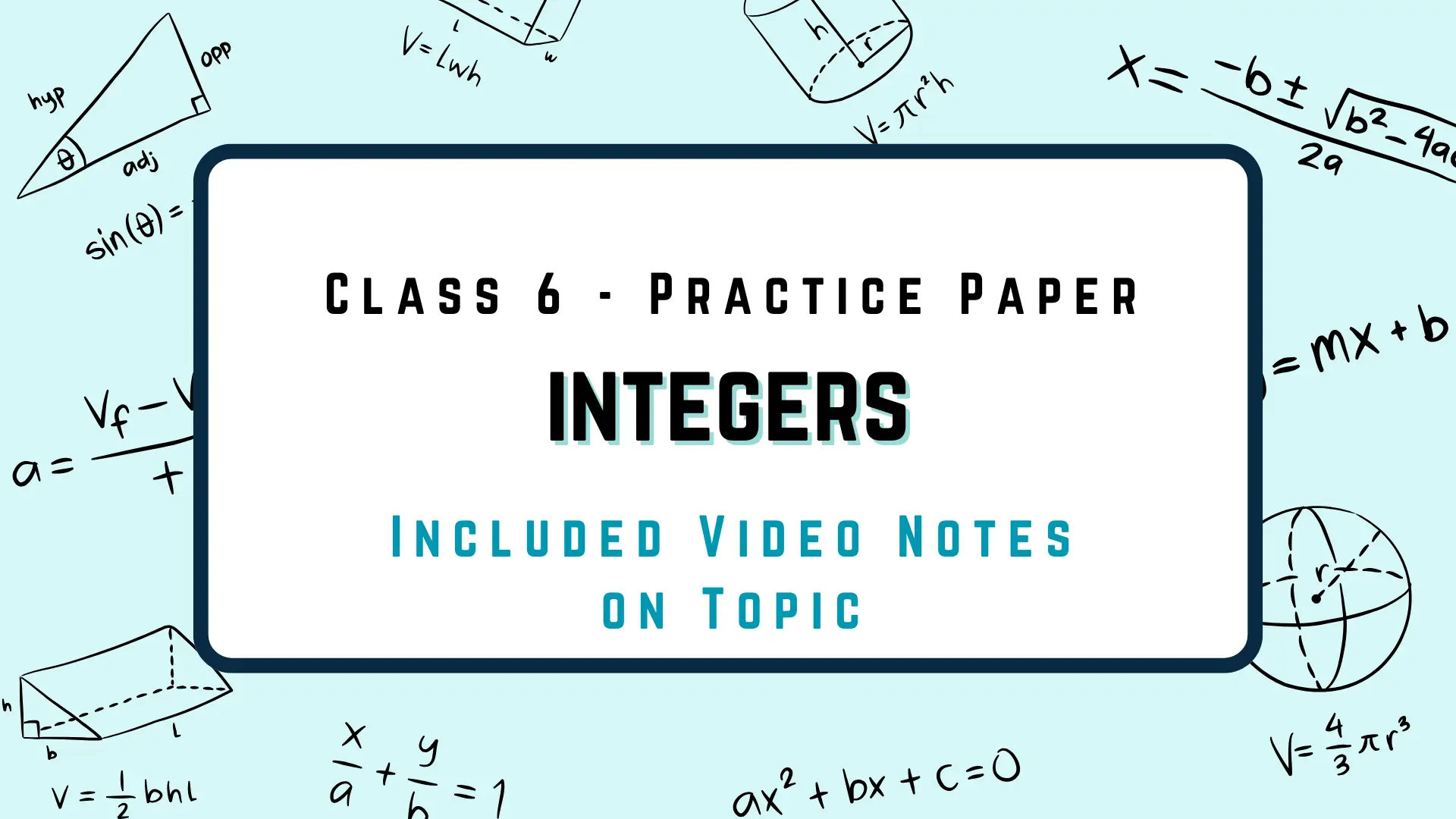 Class-6-Integers