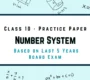 Number System Class 10 90x80