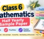 Class 6 Maths Half Yearly 90x80