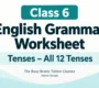Class 6 Tenses 90x80