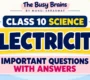 Class 10 Electricity_ Important Questions 90x80