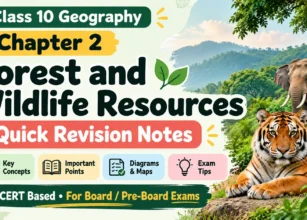 Forest and Wildlife Resources Notes