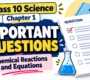 Class 10 Science Important Questions 1 90x80