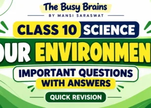 Class 10 Science_ Our Environment