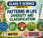 Class 9 Science_ Patterns in Life Notes 90x80