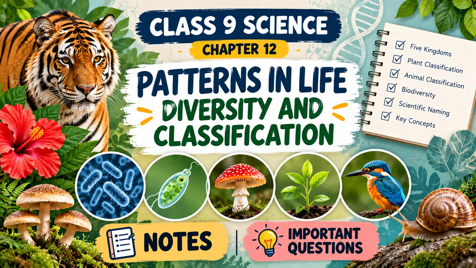 Class 9 Science_ Patterns in Life-Notes