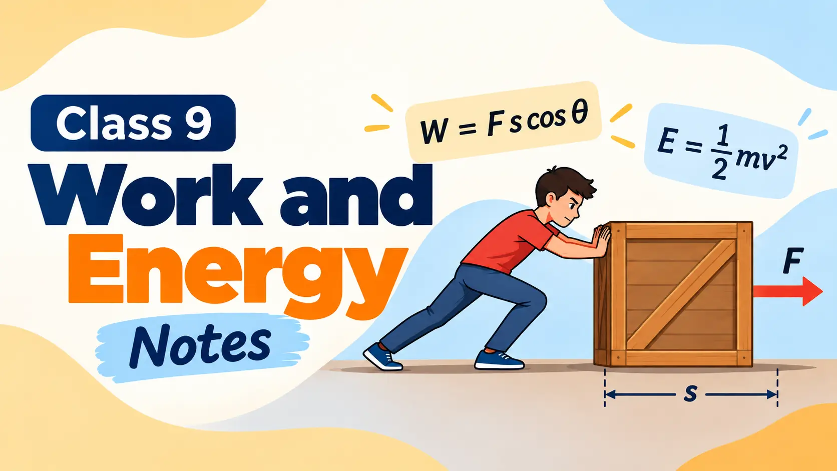Class 9 Work and Energy Notes