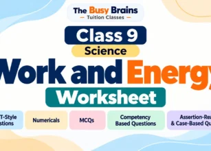 Class 9 Work and Energy Worksheets