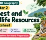 Forest and Wildlife Resources Worksheet 90x80