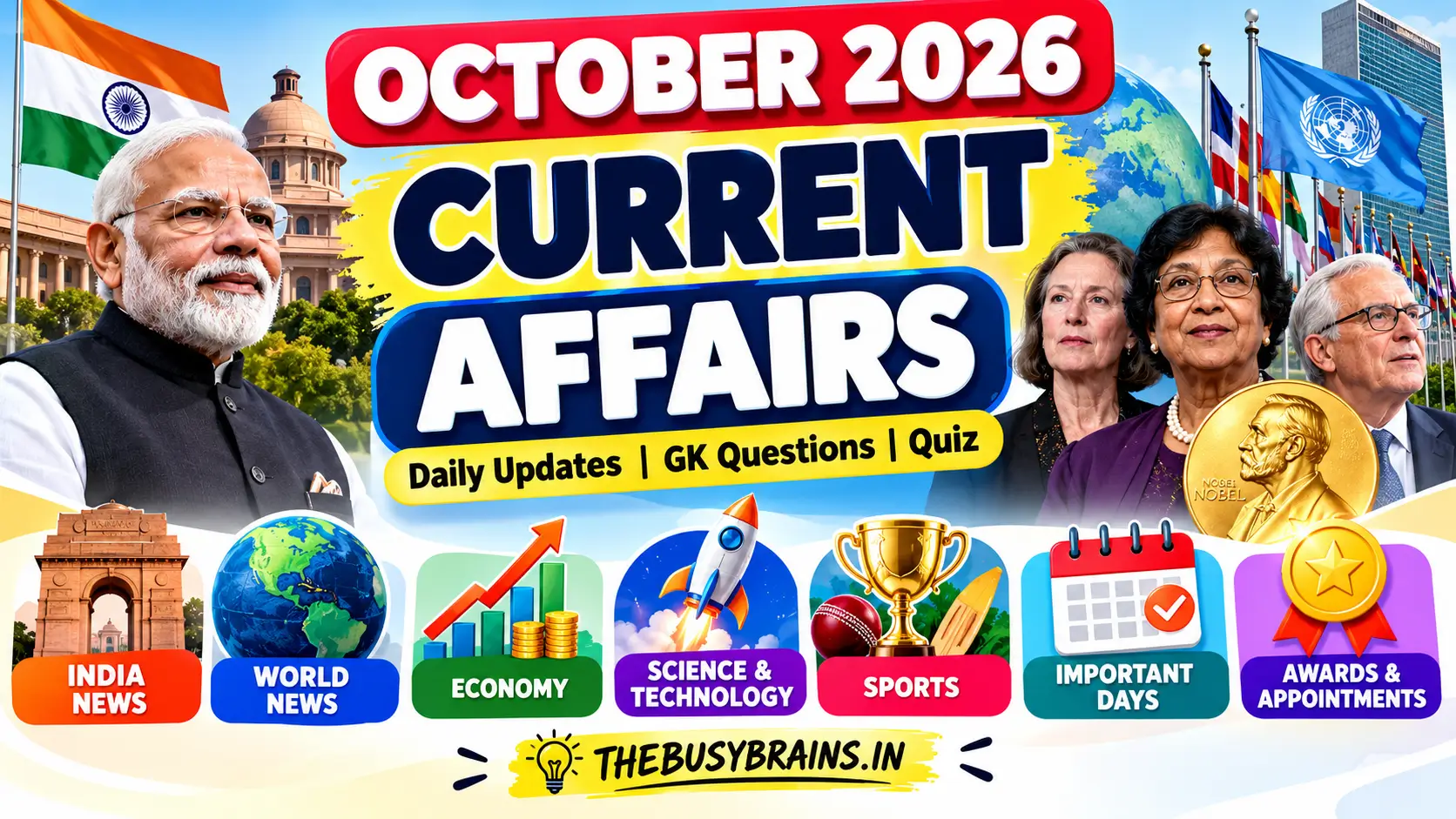 October 2026 Current Affairs Cover